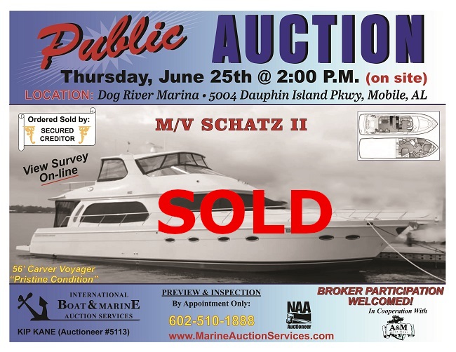 MV Shatz II - Auction